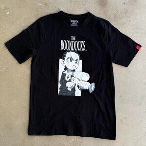 THE BOONDOCKS BLACK & WHITE GRAPHIC TEE